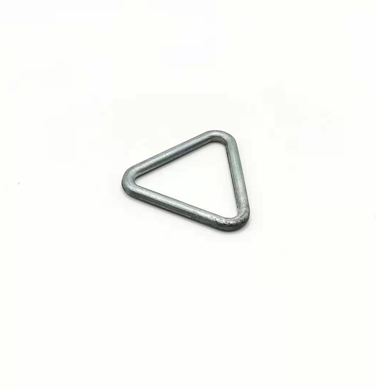 Plating zinc triangle ring